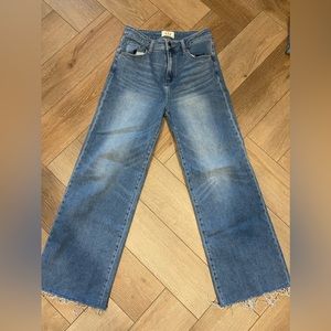 Letter to Juliet super flare frayed size 9/28 jeans